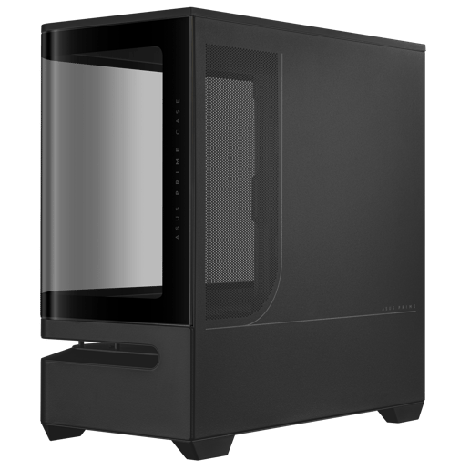 ASUS Prime AP202 ARGB Mid Tower Gaming Case - Black 